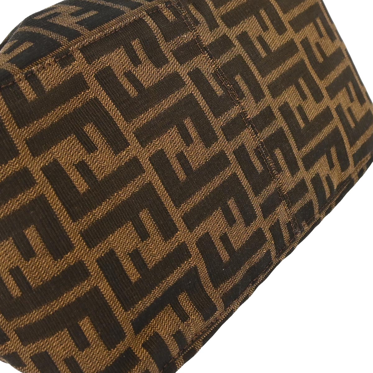 Fendi Brown Canvas Zucca Handbag