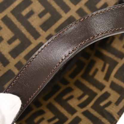 Fendi Brown Canvas Zucca Handbag
