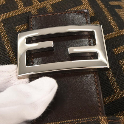 Fendi Brown Canvas Zucca Handbag
