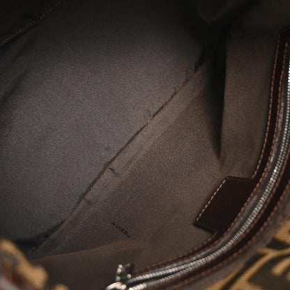 Fendi Brown Canvas Zucca Handbag