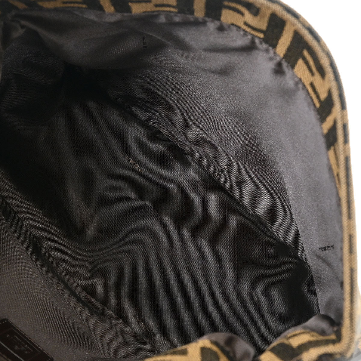 Fendi Brown Canvas Zucca Mamma Baguette Handbag