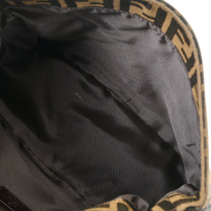 Fendi Brown Canvas Zucca Mamma Baguette Handbag