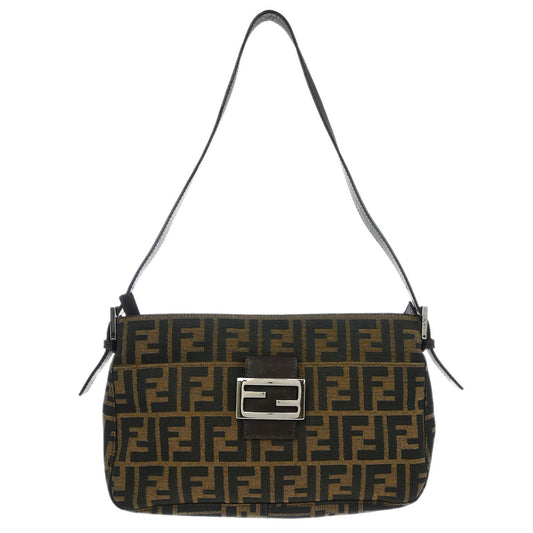 Fendi Brown Canvas Zucca Handbag