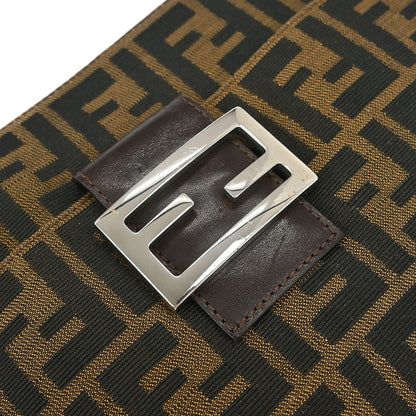 Fendi Brown Canvas Zucca Handbag