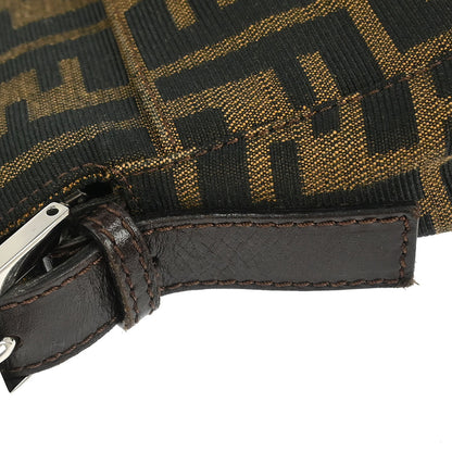 Fendi Brown Canvas Zucca Handbag
