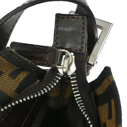 Fendi Brown Canvas Zucca Handbag