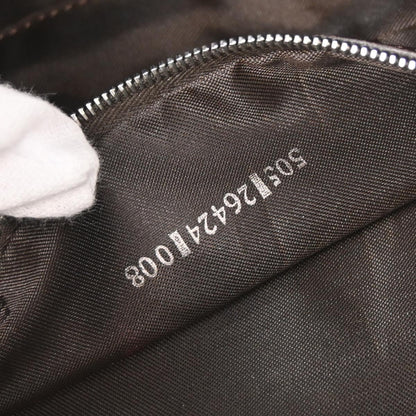 Fendi Brown Canvas Zucca Baguette Handbag