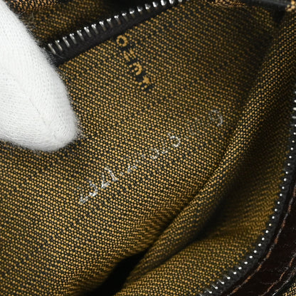 Fendi Brown Canvas Zucca Mamma Baguette Handbag