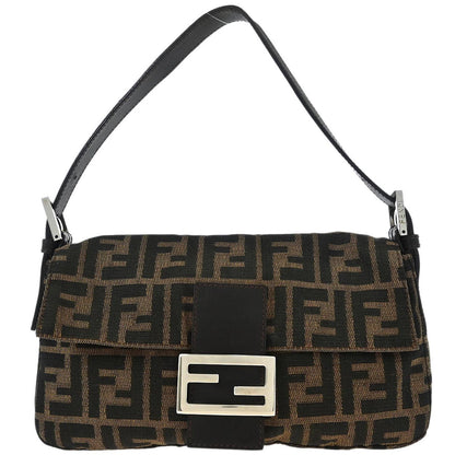 Fendi Brown Zucca Baguette Handbag