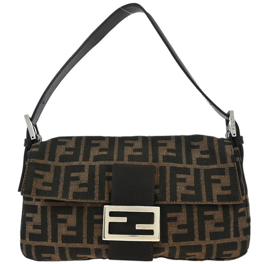 Fendi Brown Zucca Baguette Handbag
