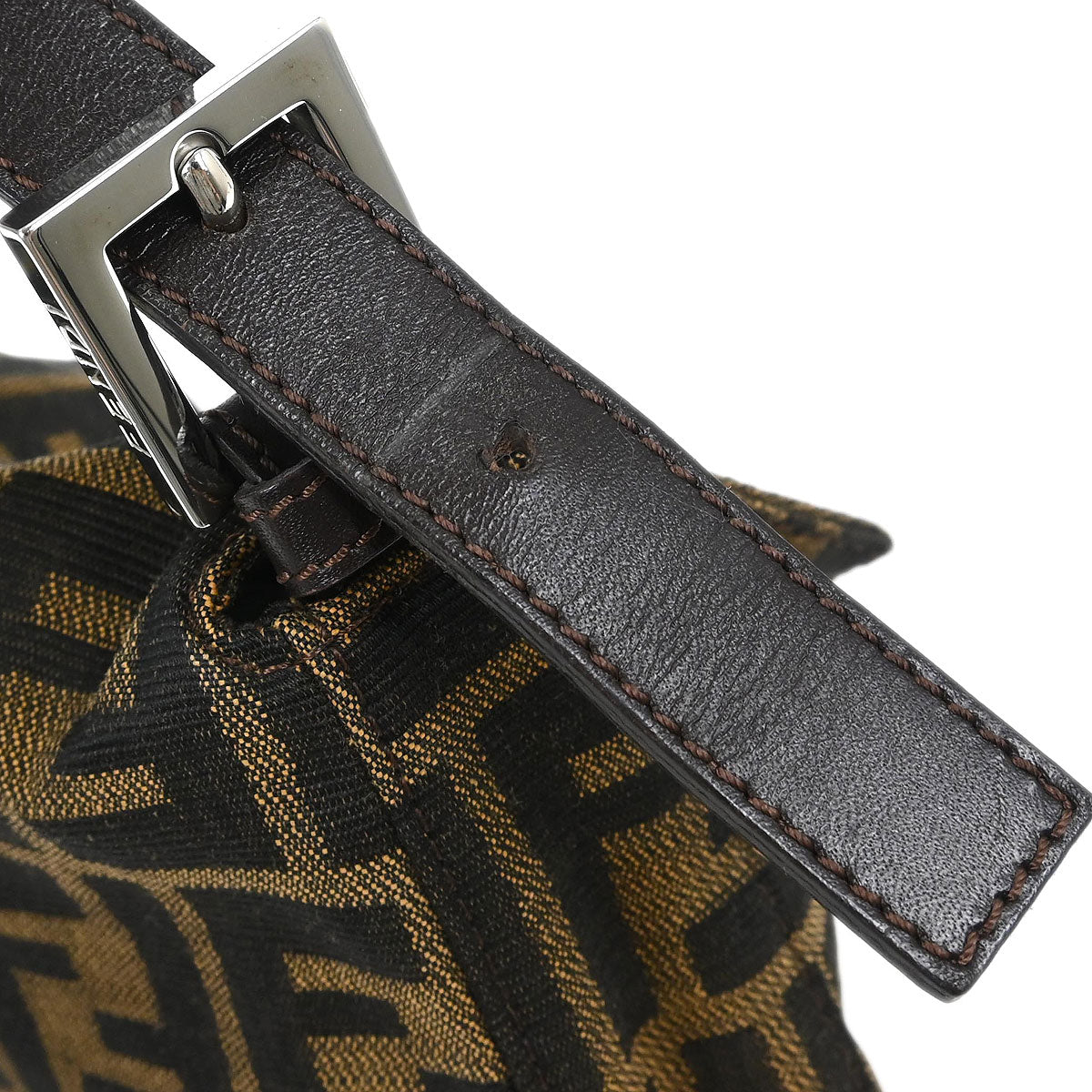 Fendi Brown Zucca Baguette Handbag