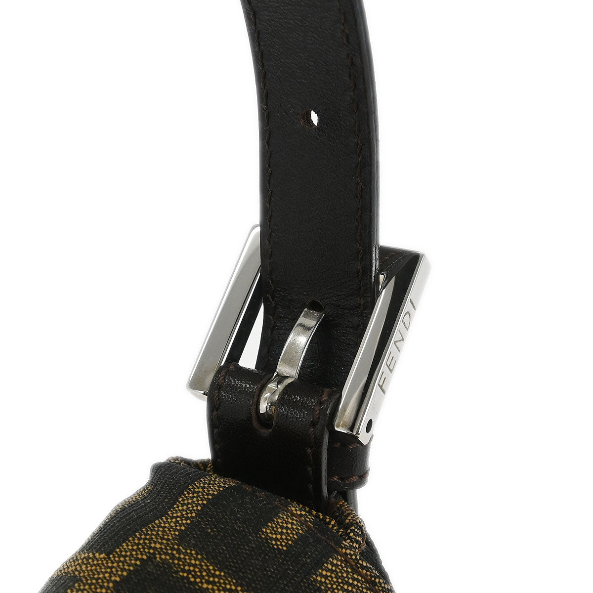 Fendi Brown Zucca Baguette Handbag