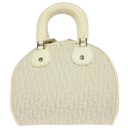 Christian Dior White Gambler Dice Trotter Handbag