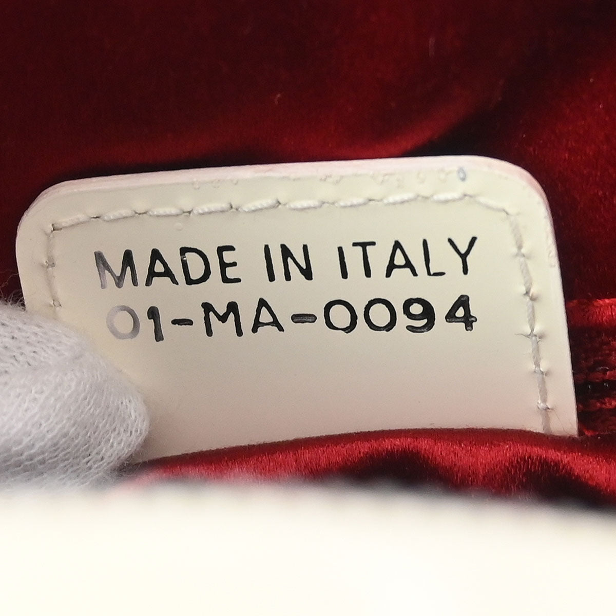 Christian Dior White Gambler Dice Trotter Handbag