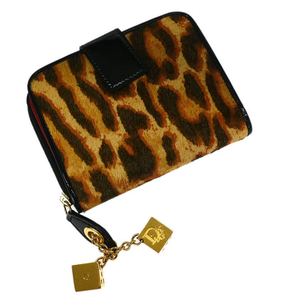 Christian Dior * Brown Pony Hair Gambler Dice Handbag