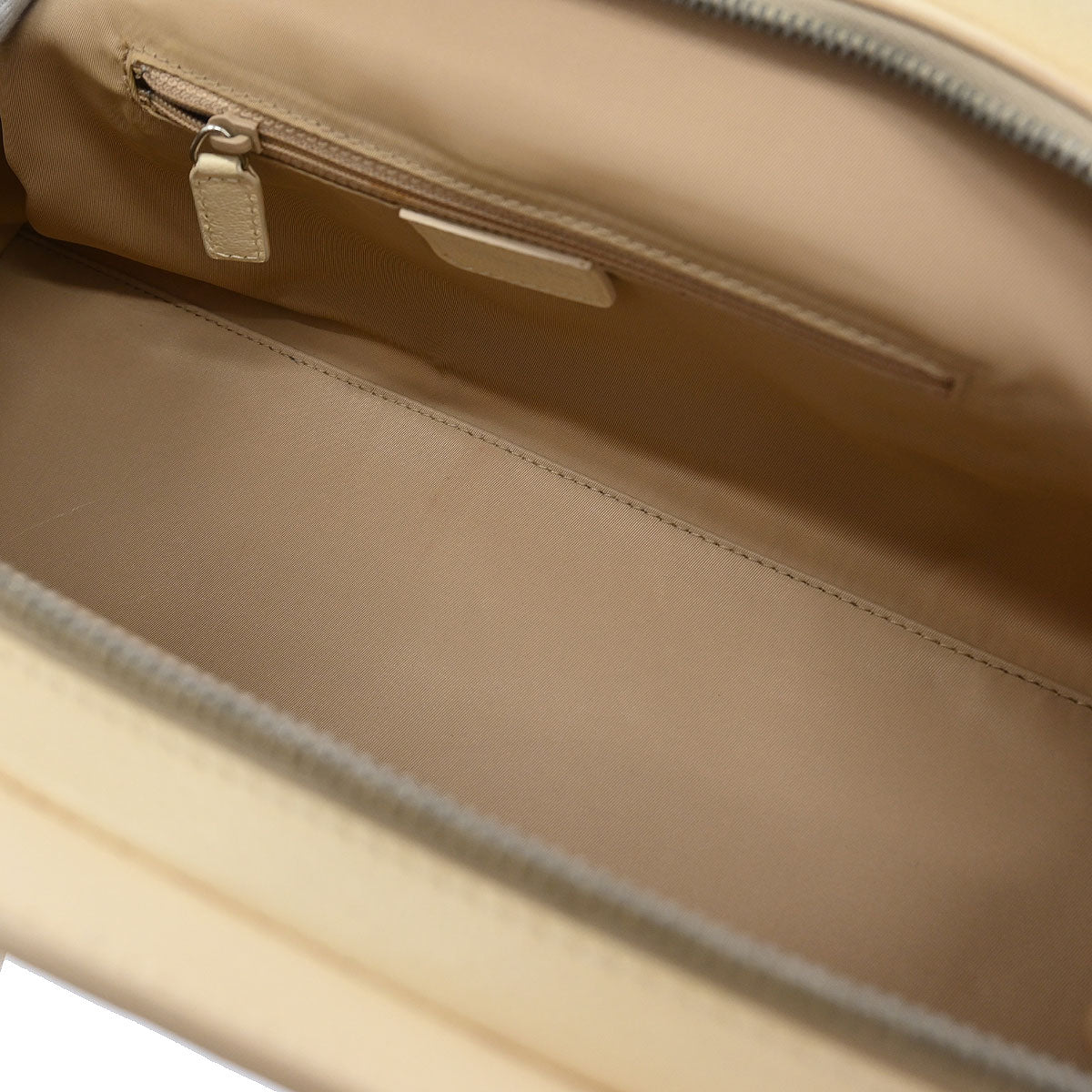 Christian Dior Beige Floral Embroidered Trotter Handbag