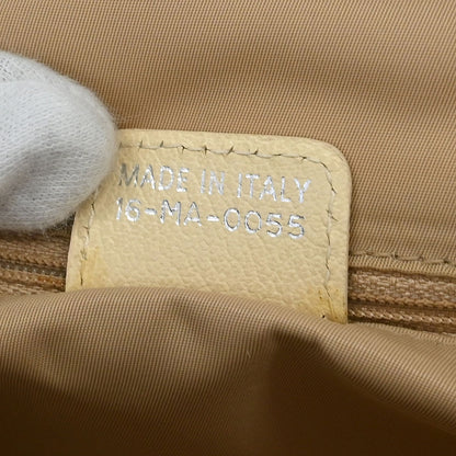 Christian Dior Beige Floral Embroidered Trotter Handbag