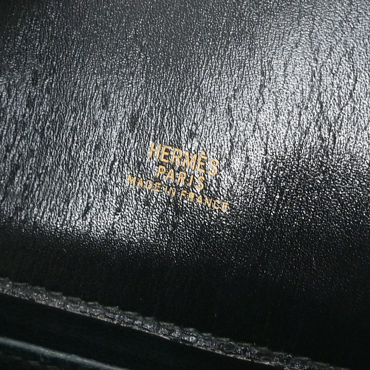 Hermes * Black Porosus Kelly Sport PM Shoulder Bag