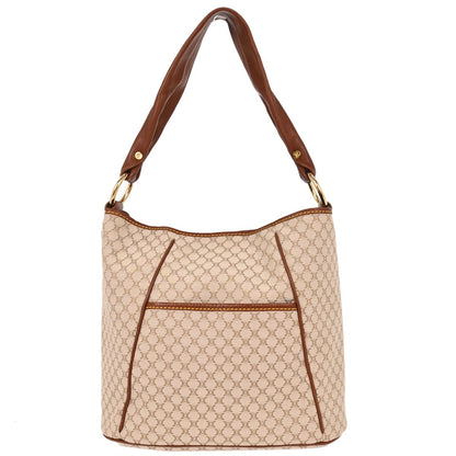 Celine * Off-white Canvas Macadam Handbag