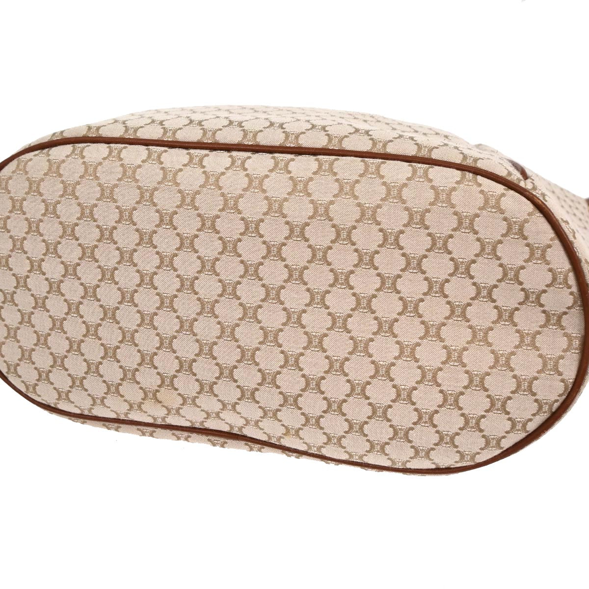 Celine * Off-white Canvas Macadam Handbag