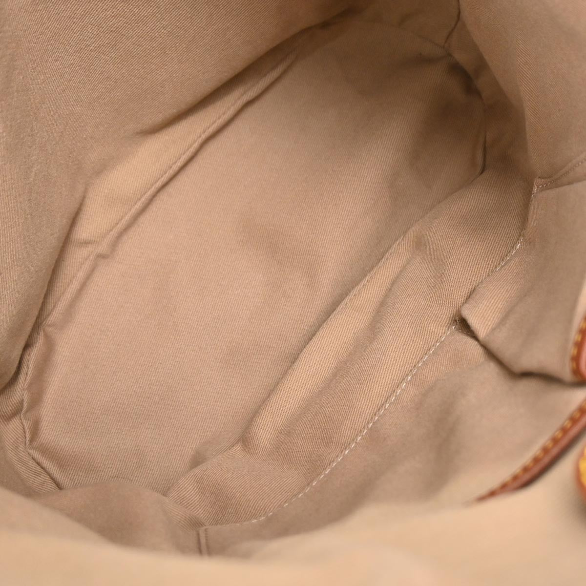 Celine * Off-white Canvas Macadam Handbag