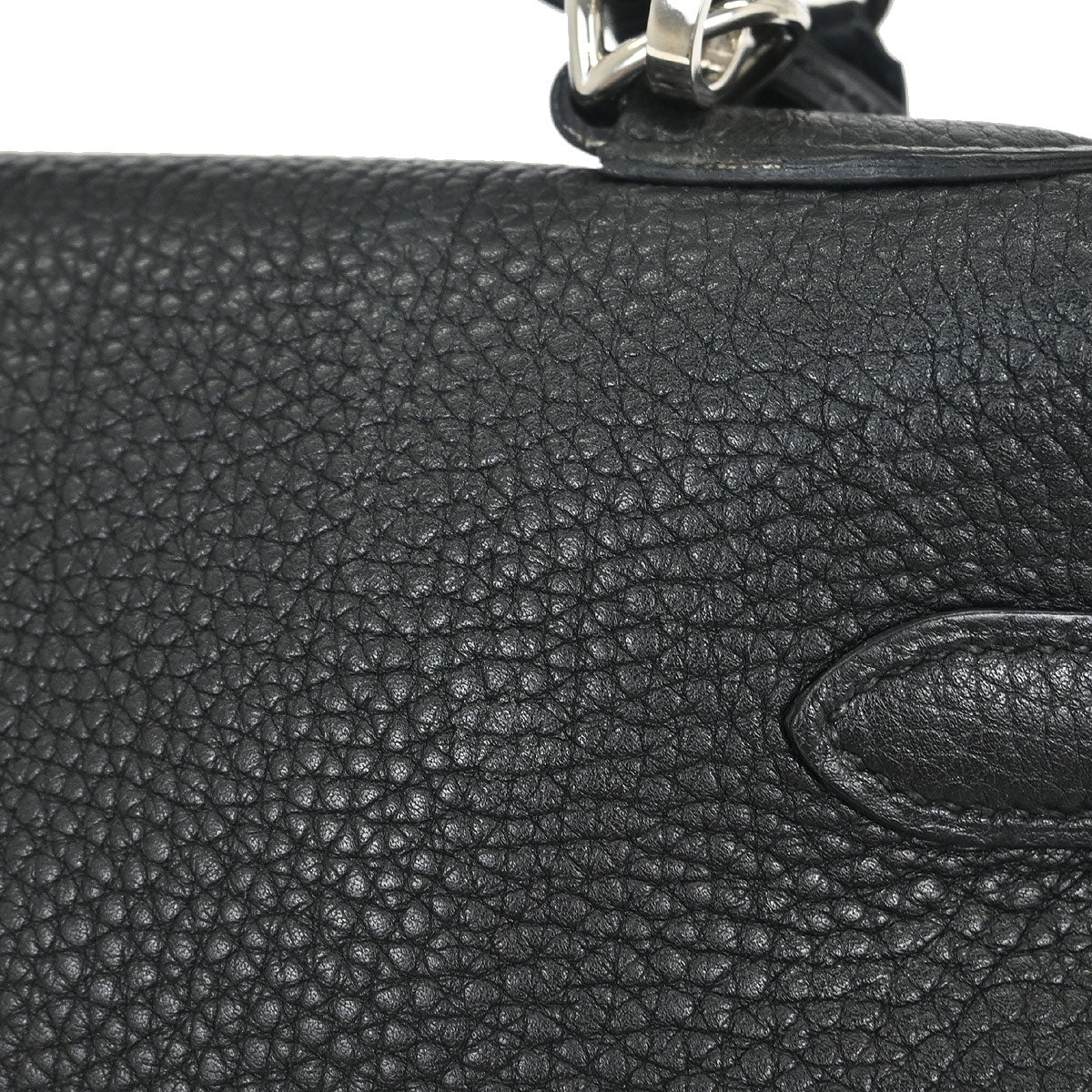 Hermes Black Togo Kelly 35 Retourne 2way Shoulder Handbag