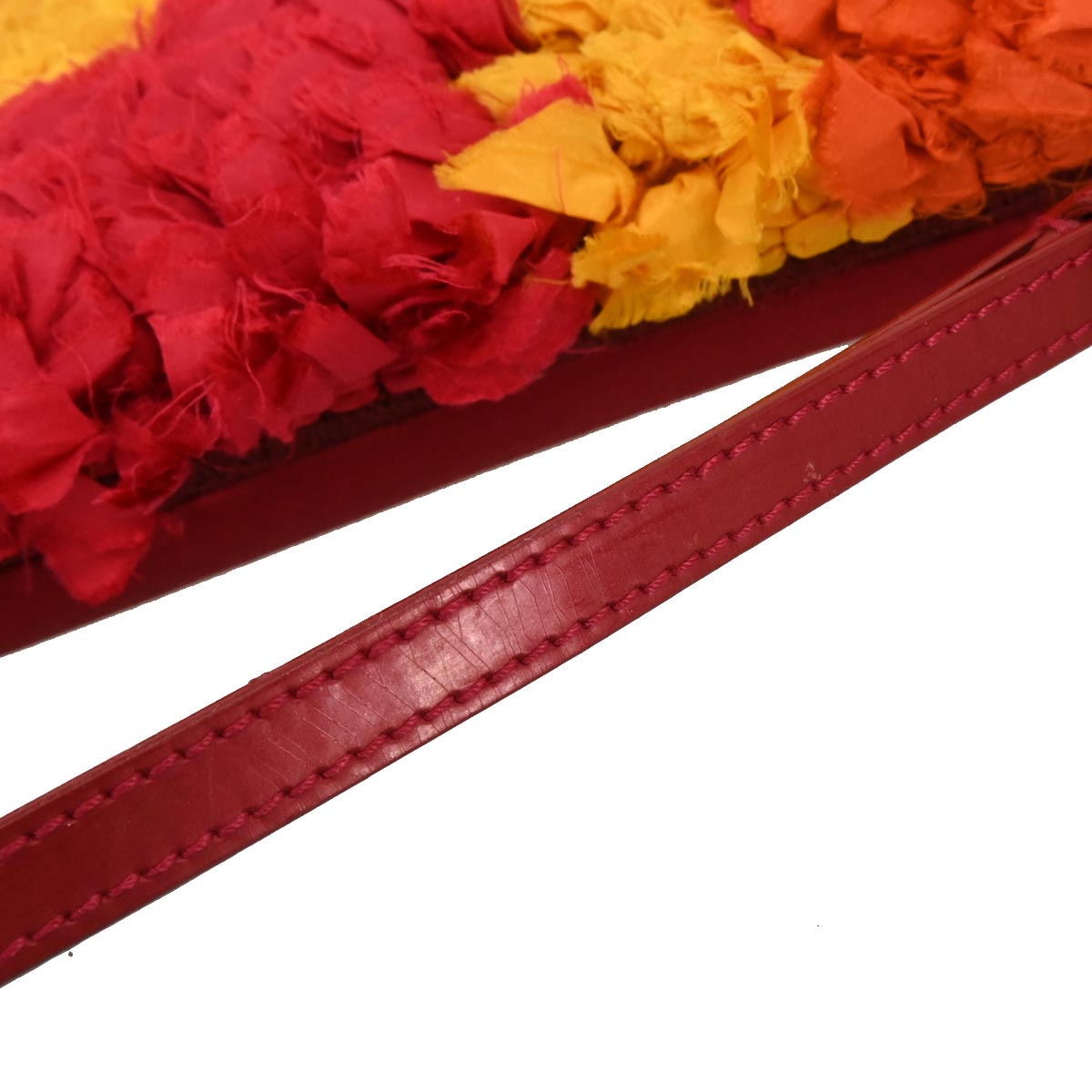 Christian Dior Red Fabric Malice Handbag