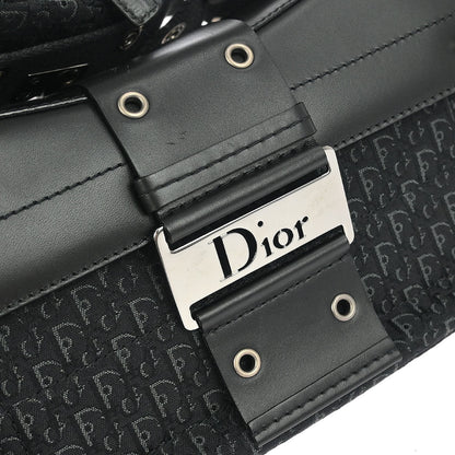 Christian Dior Black Trotter Street Chic Columbus Shoulder Bag