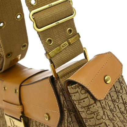 Christian Dior Brown Trotter Street Chic Columbus Shoulder Bag