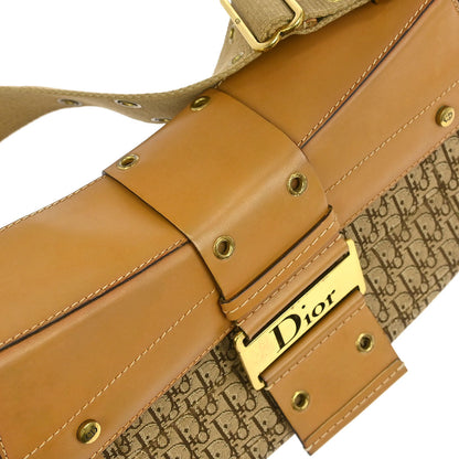 Christian Dior Brown Trotter Street Chic Columbus Shoulder Bag