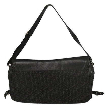 Christian Dior Black Canvas Trotter Street Chic Handbag
