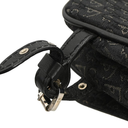 Christian Dior Black Canvas Trotter Street Chic Handbag