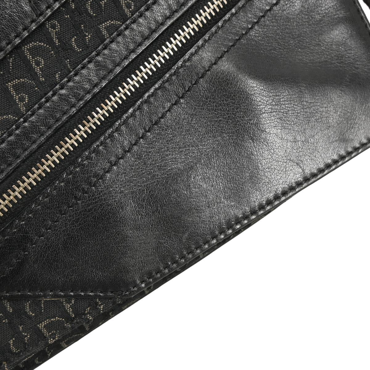 Christian Dior Black Canvas Trotter Street Chic Handbag