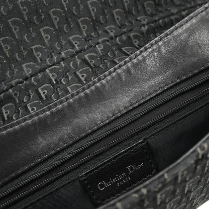 Christian Dior Black Canvas Trotter Street Chic Handbag