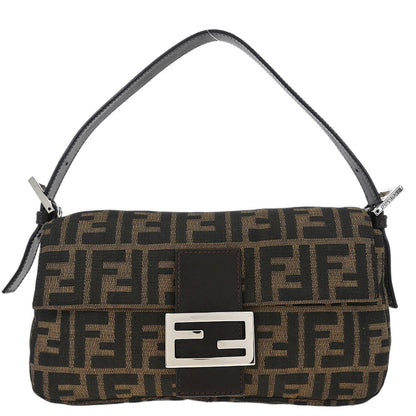 Fendi Brown Zucca Baguette Handbag