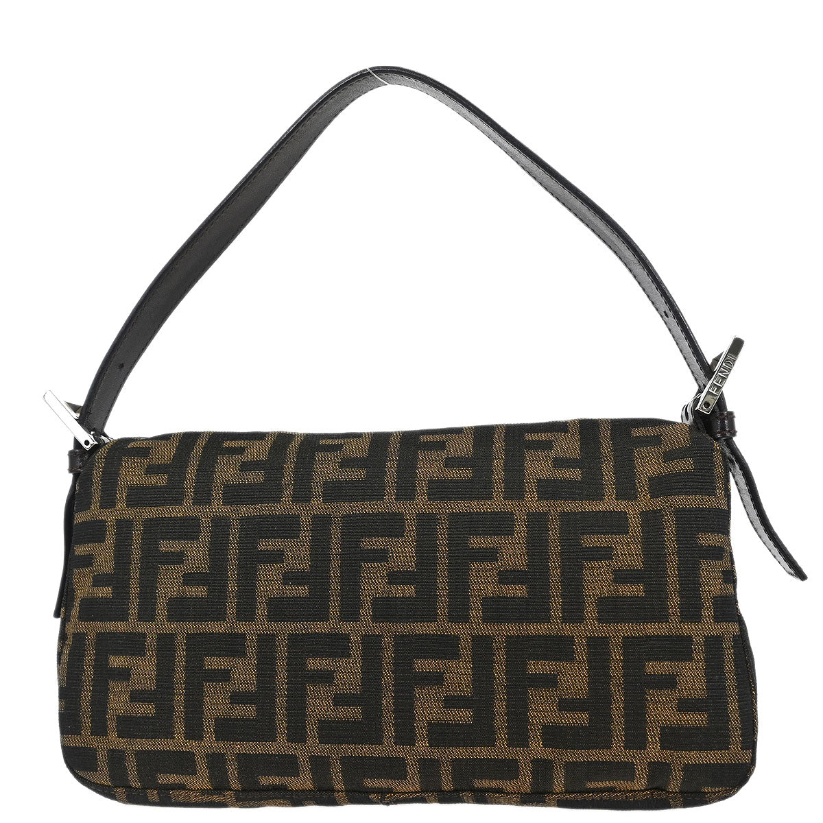 Fendi Brown Zucca Baguette Handbag