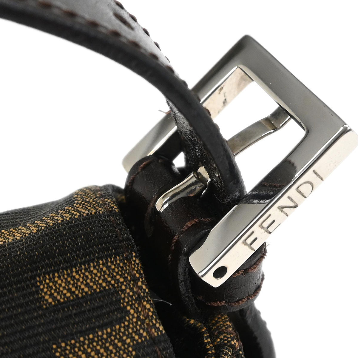 Fendi Brown Zucca Baguette Handbag