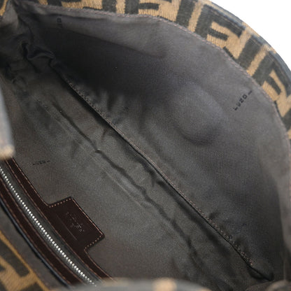 Fendi Brown Zucca Baguette Handbag