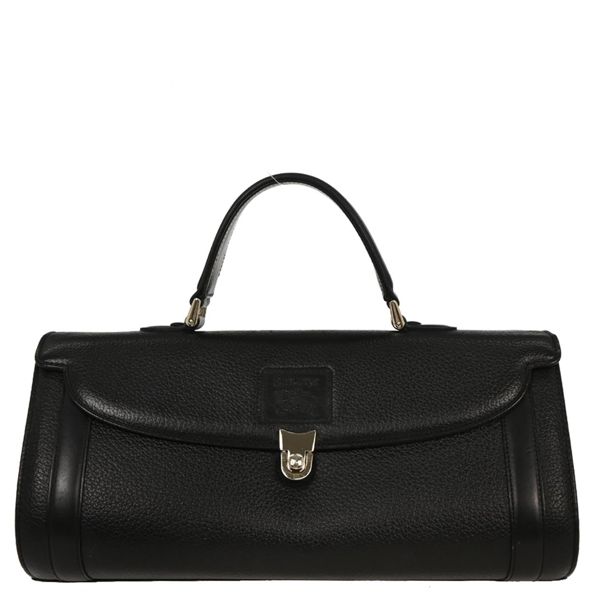 Burberrys Black Leather Handbag
