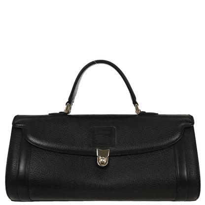 Burberrys Black Leather Handbag