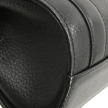 Burberrys Black Leather Handbag