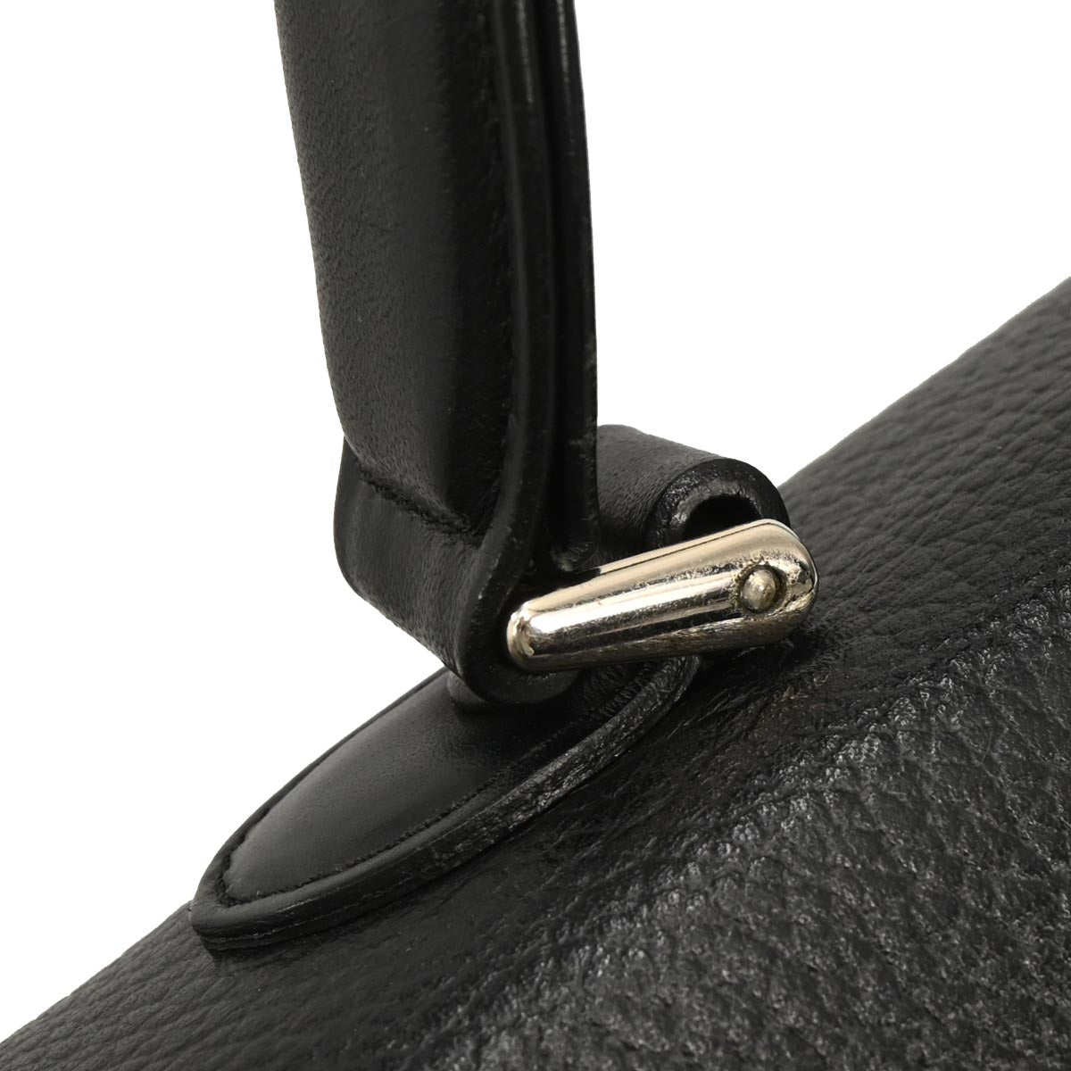 Burberrys Black Leather Handbag