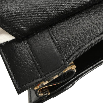 Burberrys Black Leather Handbag