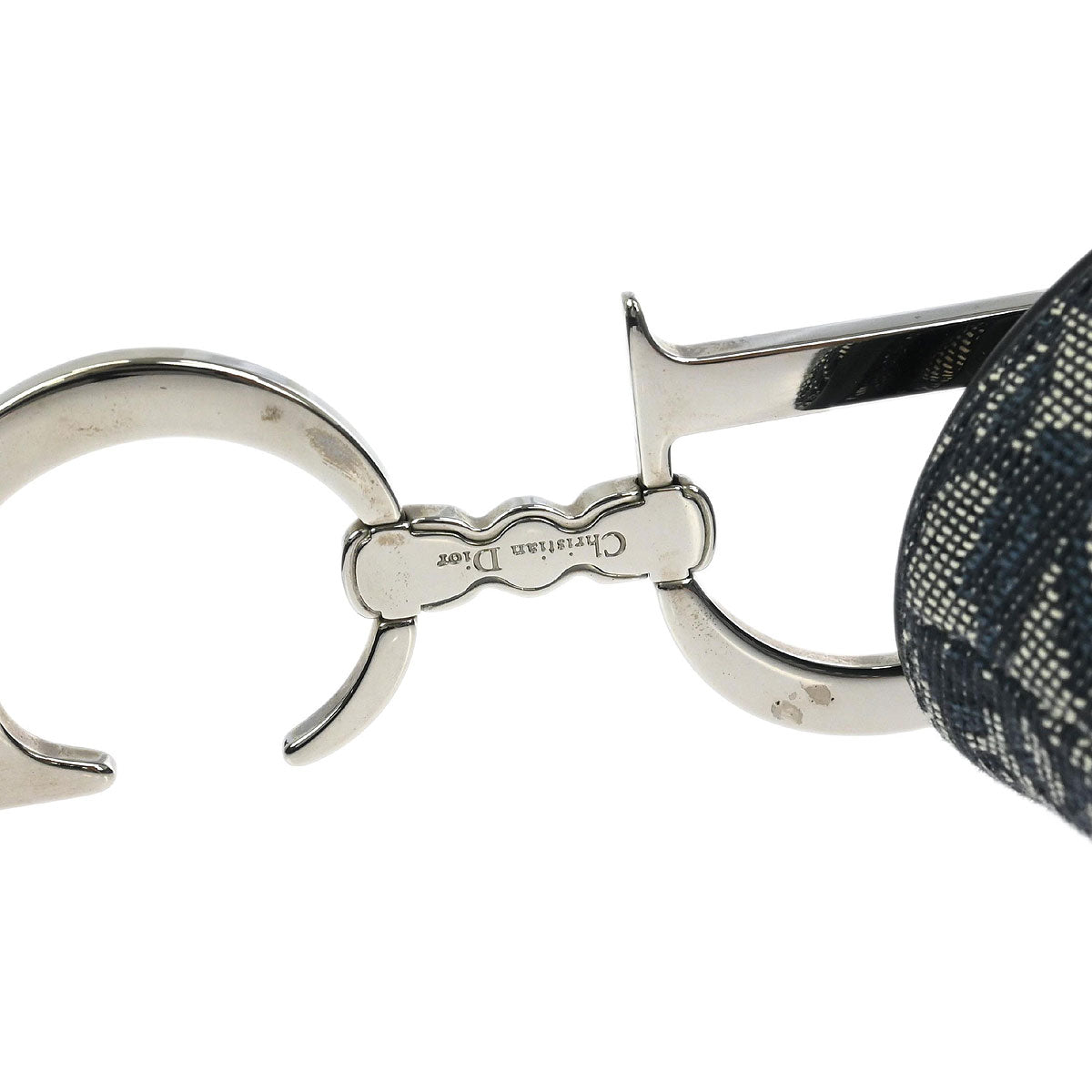 Christian Dior Navy Trotter Saddle Handbag