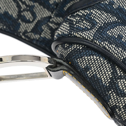 Christian Dior Navy Trotter Saddle Handbag