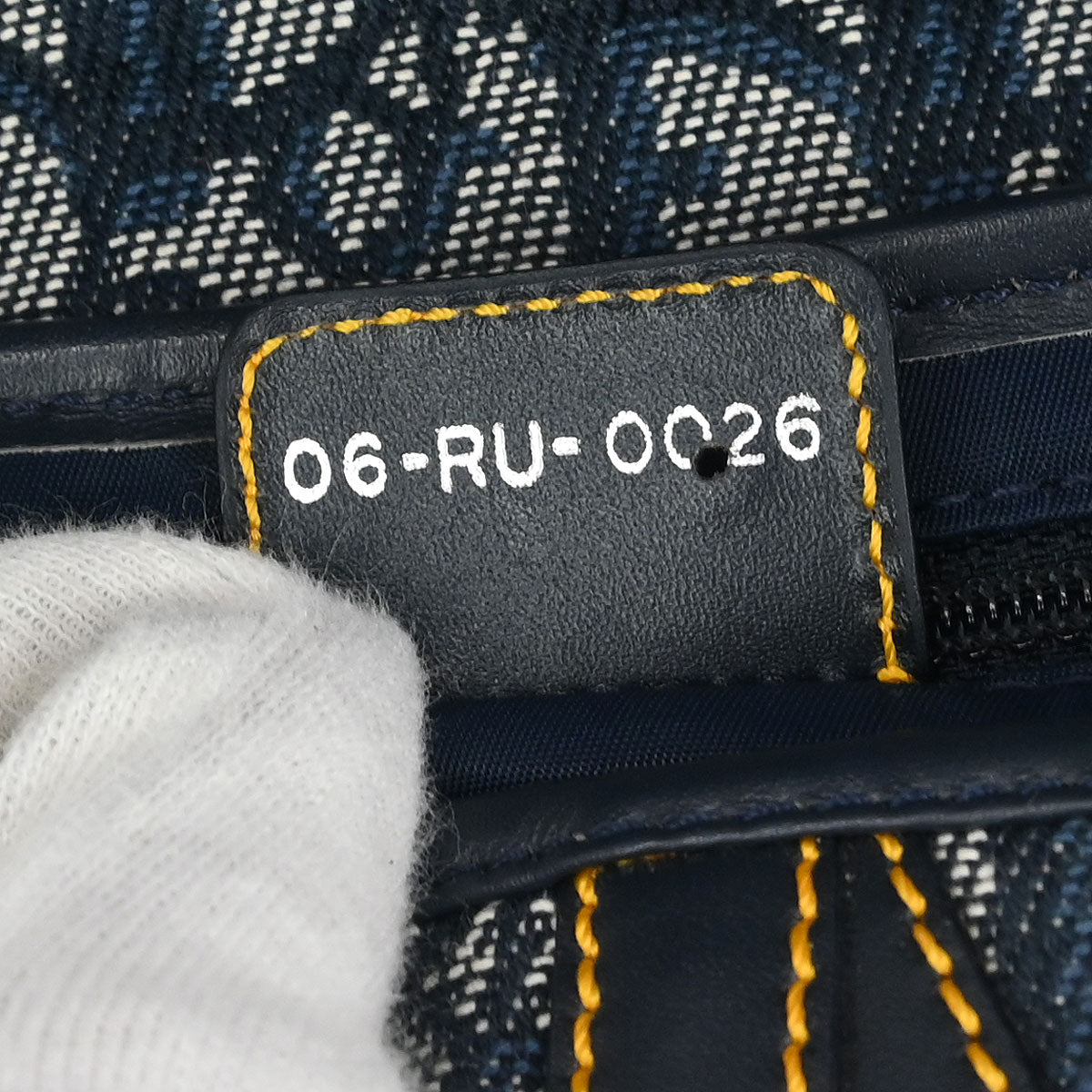 Christian Dior Navy Trotter Saddle Handbag