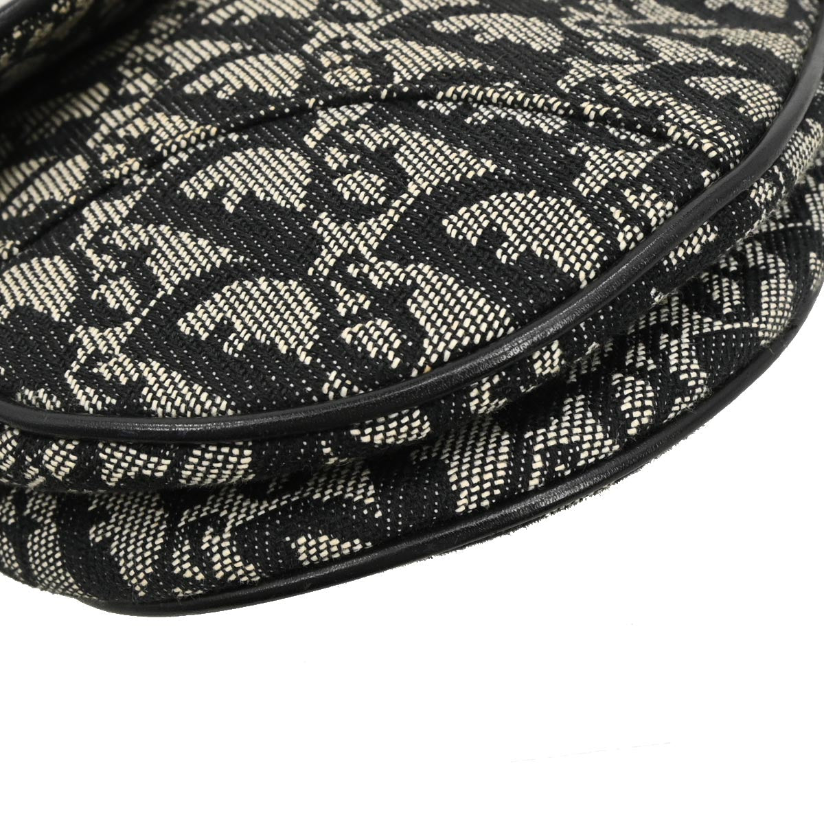 Christian Dior Black Trotter Saddle Handbag