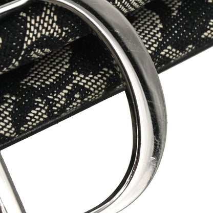 Christian Dior Black Trotter Saddle Handbag