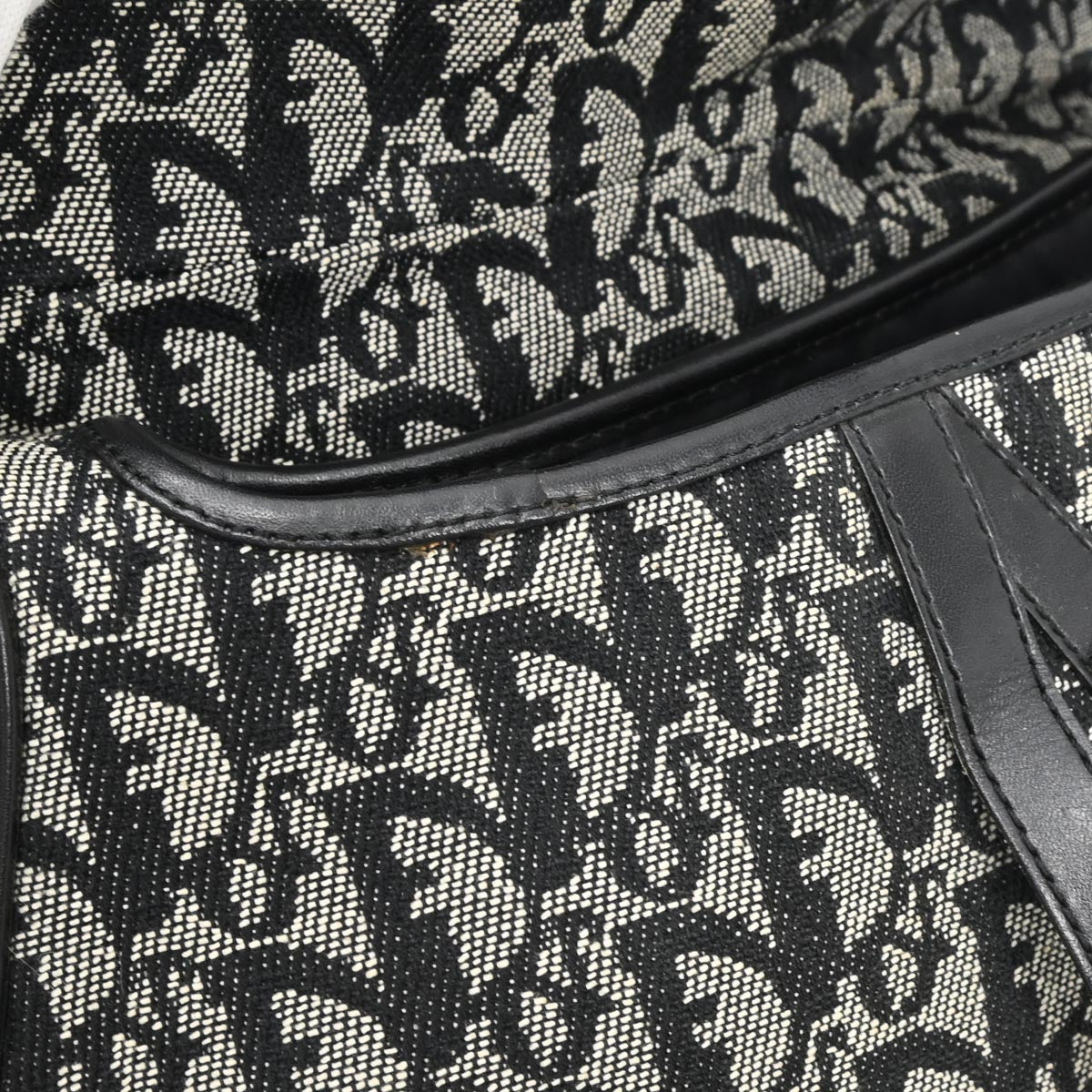 Christian Dior Black Trotter Saddle Handbag