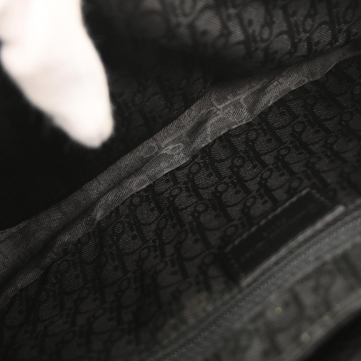 Christian Dior Black Leather Street Chic Columbus Shoulder Bag